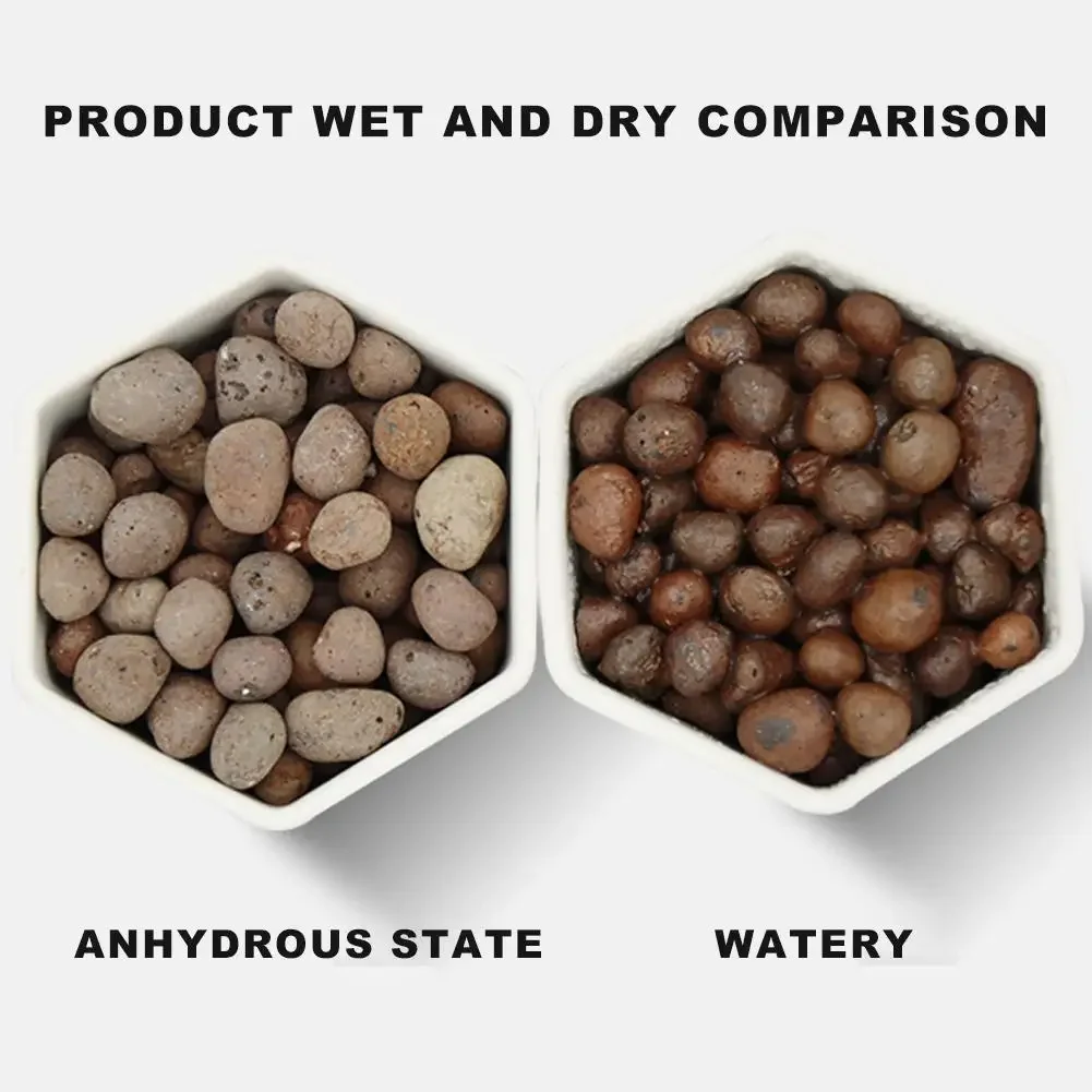 1L Natural Expanded Clay Pebbl - Clay Pebble Growing 评论和价格